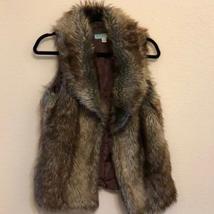 fur vest
